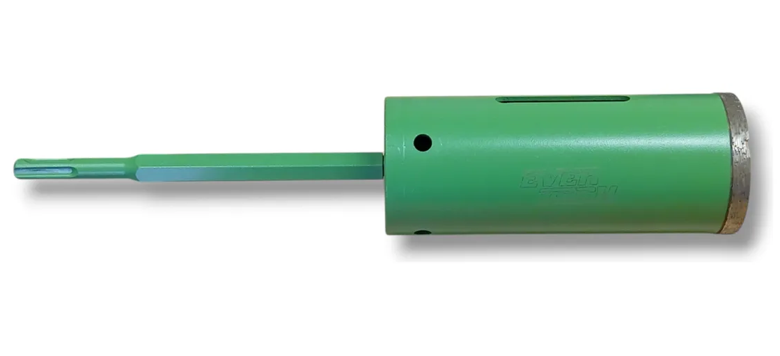 MECHA COPA DIAMANTADA VERDE 65X150MM SDS ET